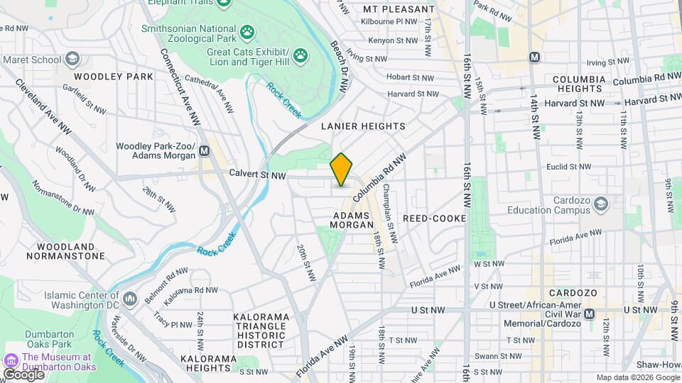 1815 Biltmore St NW, Unit A Mapa y Detalles de la Ubicación