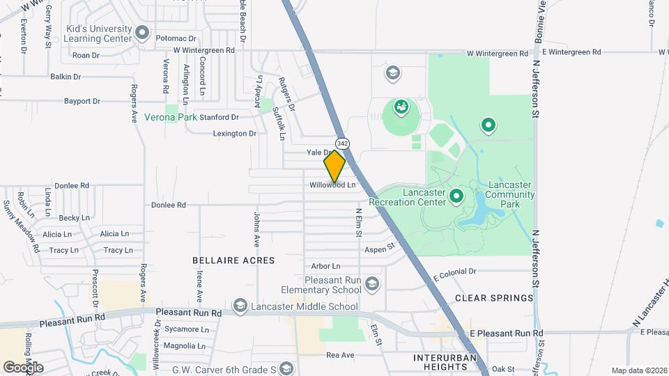 544 Willowood Ln Map and Location Details