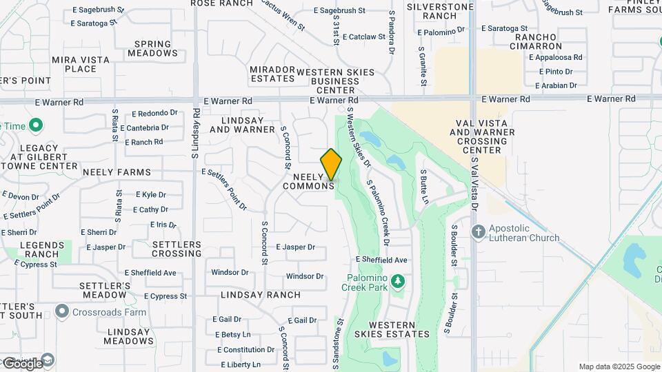 1031 S Nielson St Map and Location Details