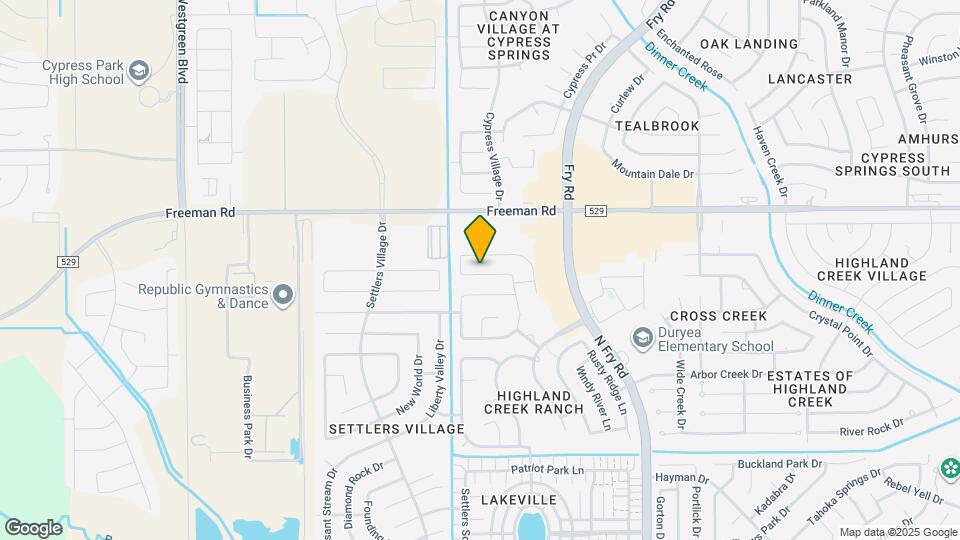 20806 Dewberry Creek Ln Map and Location Details