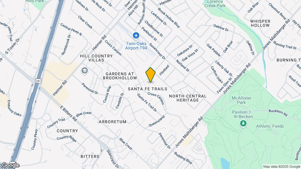 1610 Adobe Square Dr Map and Location Details
