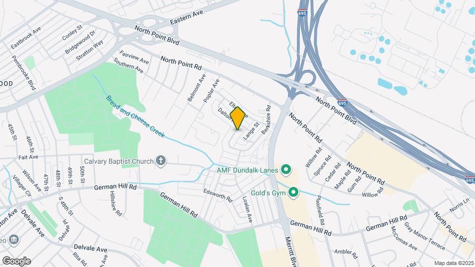 7308 Berkshire Rd Map and Location Details