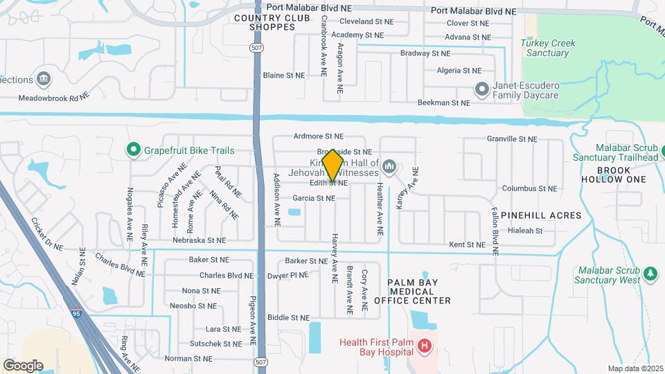 1848 Edith St NE Map and Location Details