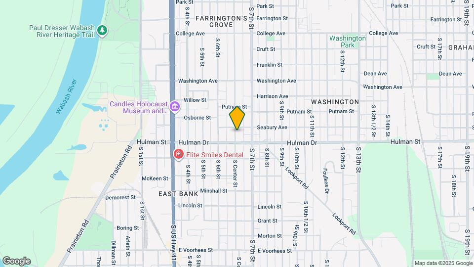 1608 S Center St Map and Location Details
