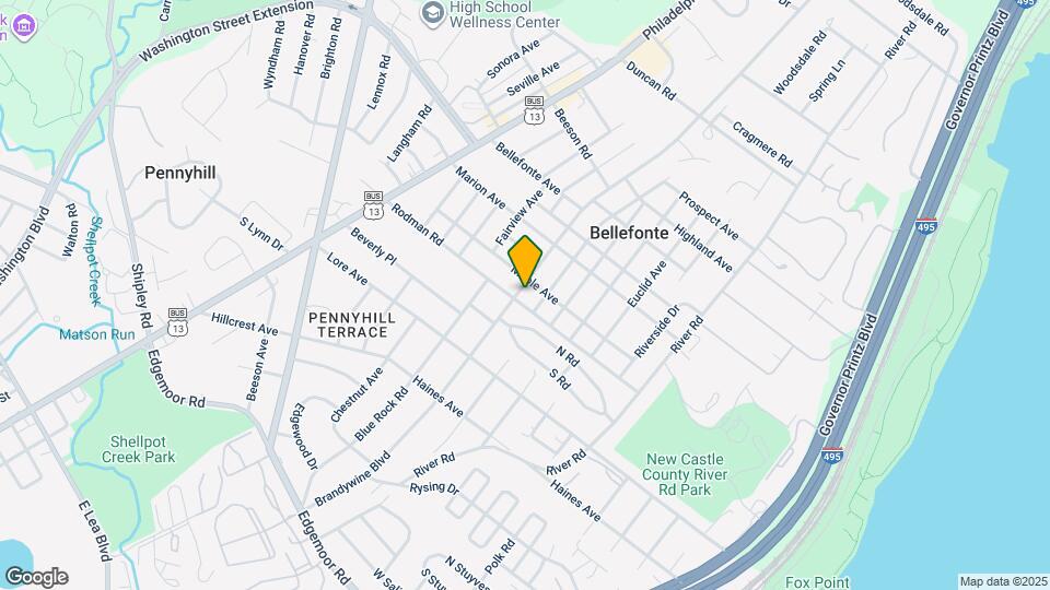 602 Brandywine Blvd Map and Location Details
