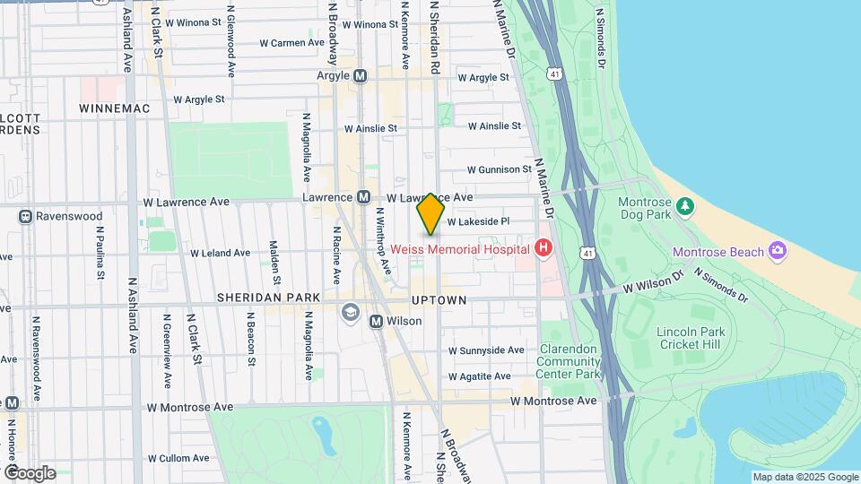 1000 W Leland Ave, Unit 7H Mapa y Detalles de la Ubicación