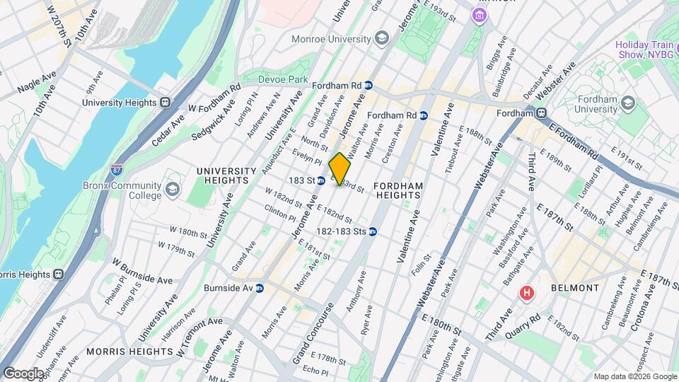 2270 Walton Ave Map and Location Details