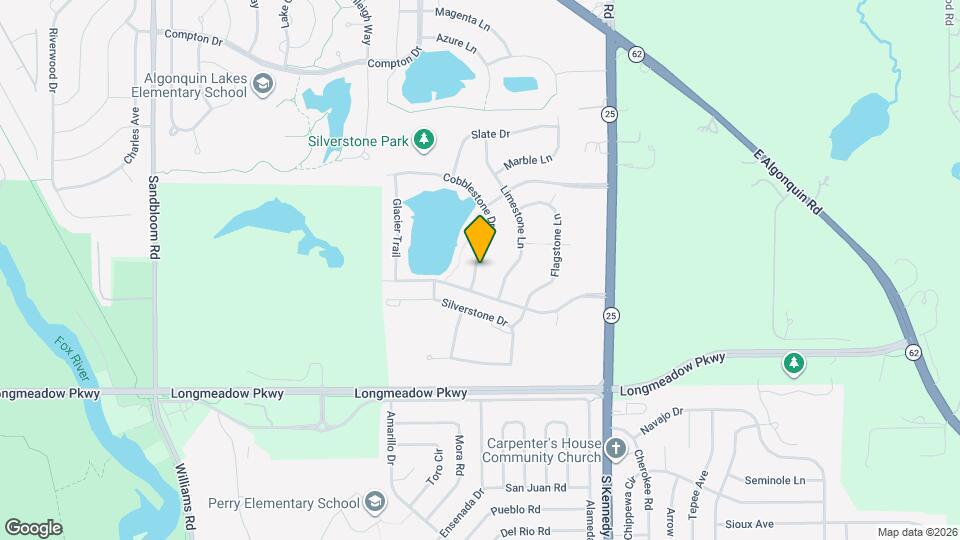 1912 Cobblestone Dr Map and Location Details