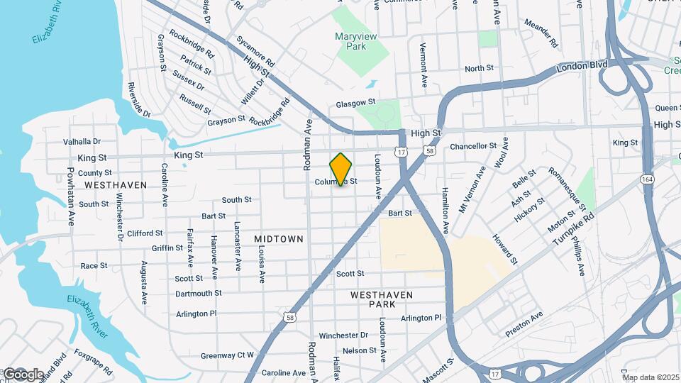 3514-3528 South St Mapa y Detalles de la Ubicación