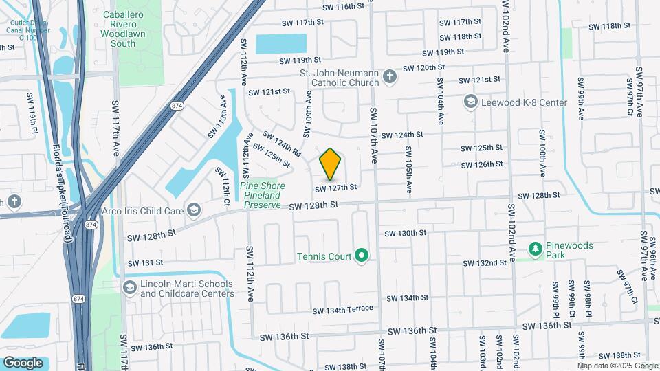 10841 SW 127th St Map and Location Details