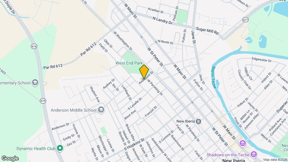 405 Anderson St Map and Location Details