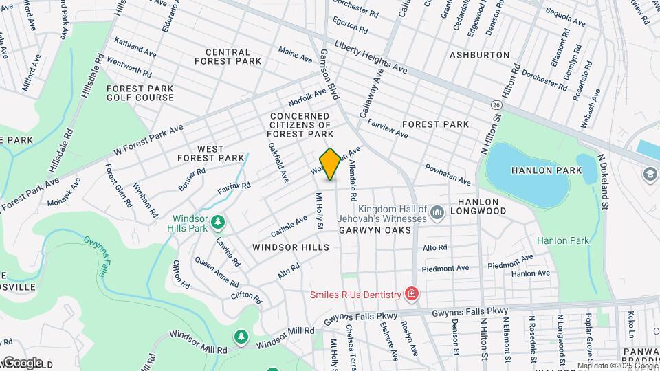 2902 Chelsea Terrace Map and Location Details