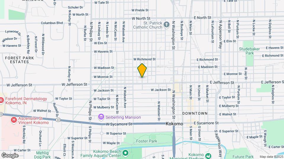 614 N Morrison St, Unit 2 Map and Location Details