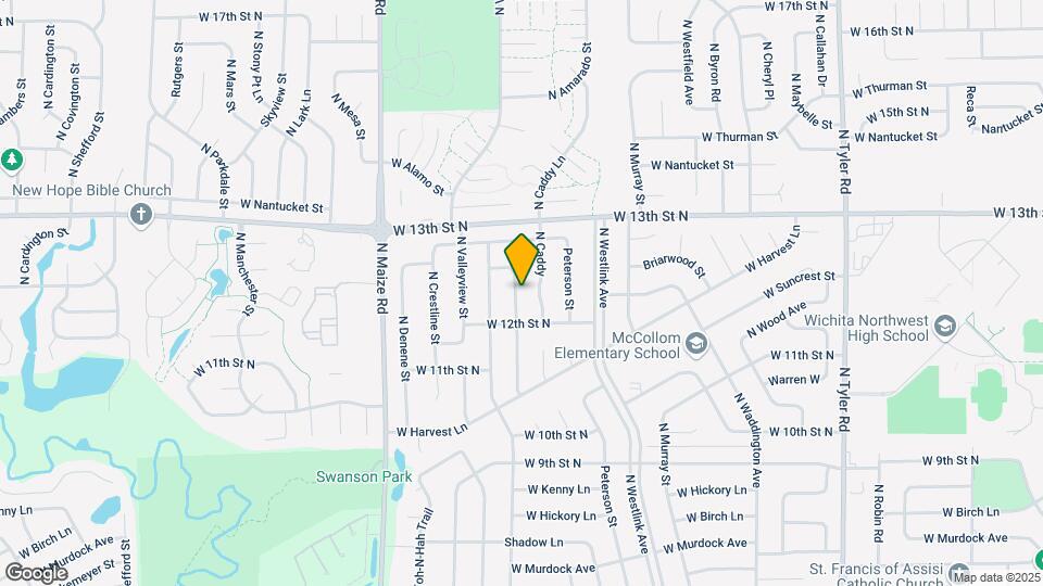 1320 N Maus Ln Map and Location Details