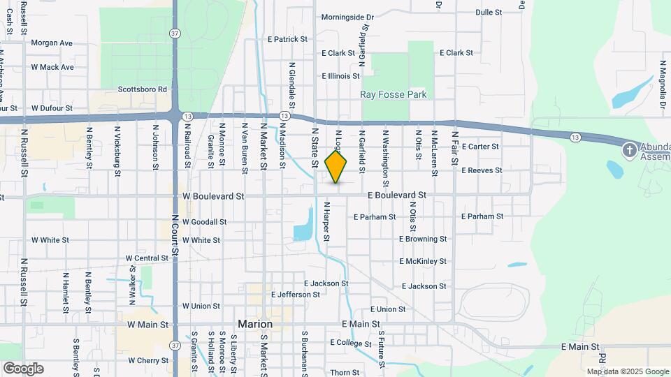 900 N Logan St, Unit 4 Map and Location Details