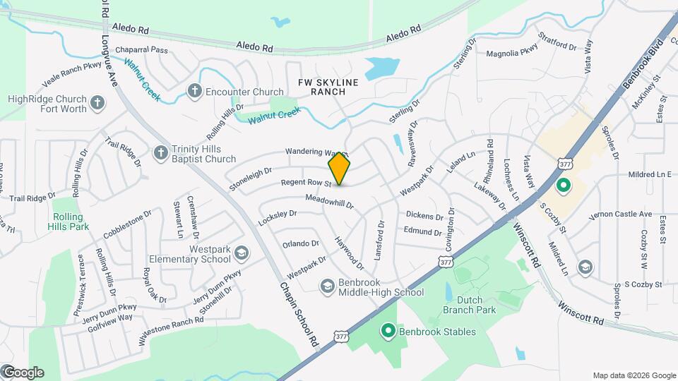 10041 Regent Row St Map and Location Details