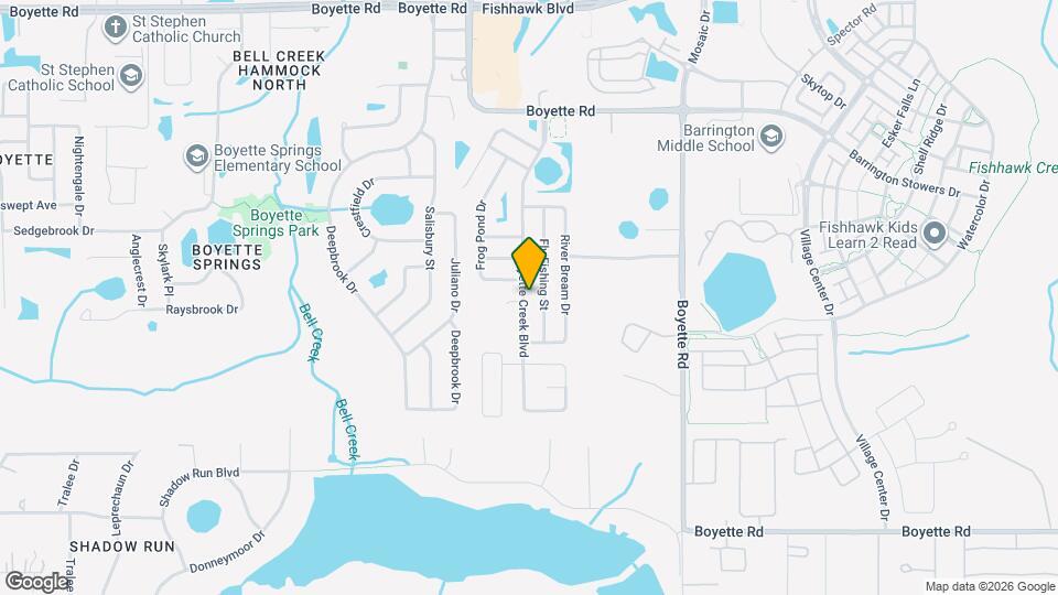 10432 Boyette Creek Blvd Map and Location Details