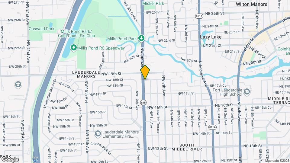 814 NW 18th St Map and Location Details