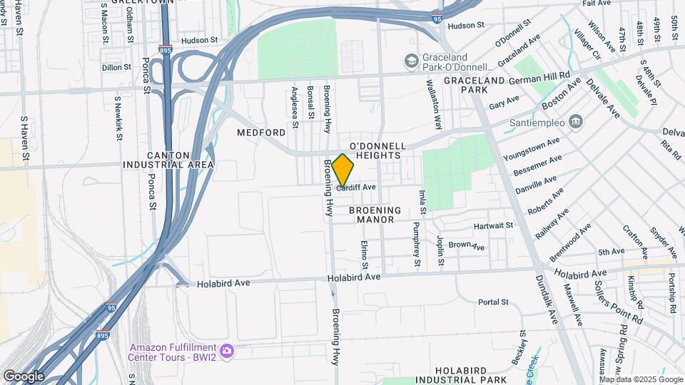 6123 Cardiff Ave Map and Location Details