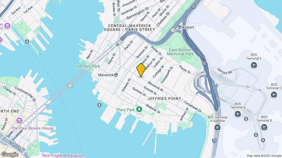 211 Maverick St, Unit 4 Map and Location Details