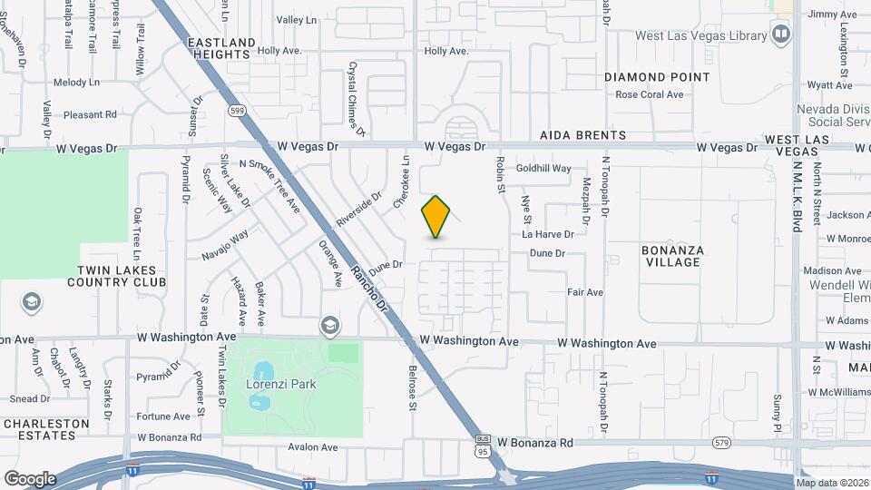 2636 Living Rock Ave Map and Location Details