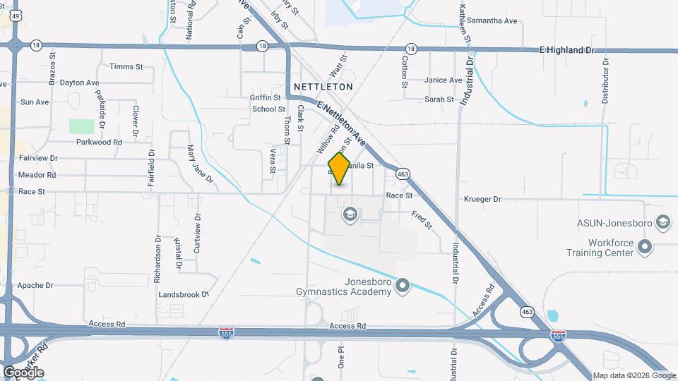 2414 Boydston St Map and Location Details
