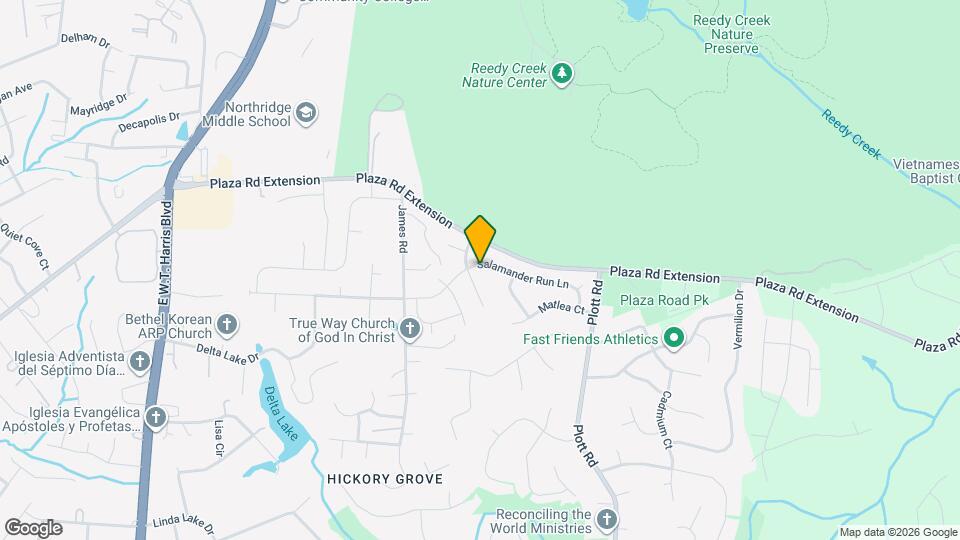 6114 Salamander Run Ln Map and Location Details