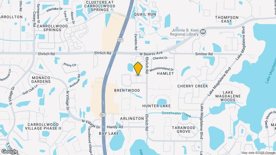 14605 Brentwood Ln Map and Location Details