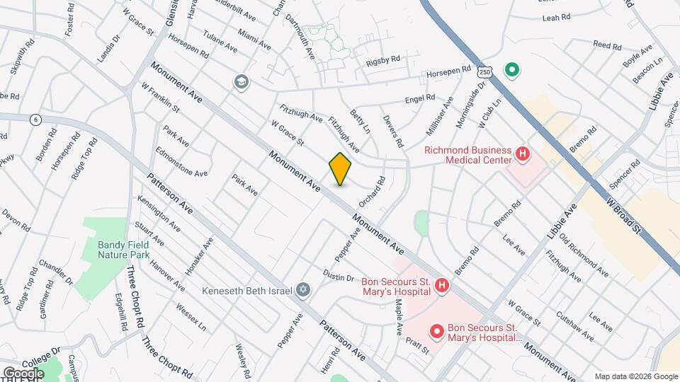 6410 Monument Ave Map and Location Details