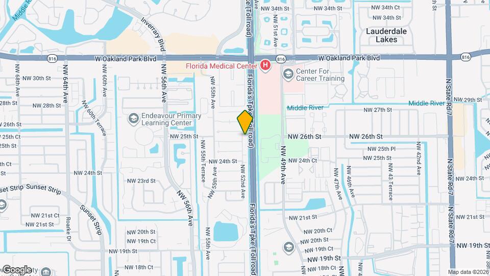 2512 NW 52nd Ave Map and Location Details