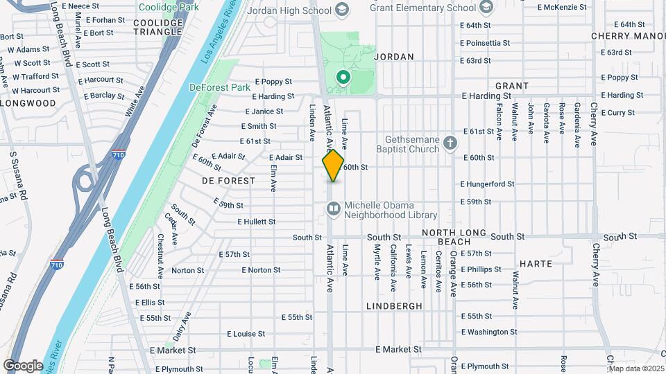 5940 Atlantic Ave Map and Location Details