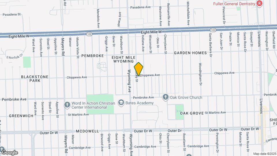 20046 Kentucky St Map and Location Details