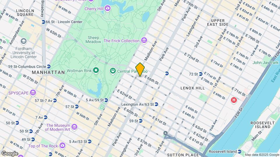 33-39 E 65th St Map and Location Details