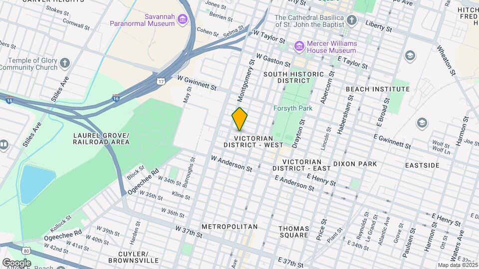 303 W Park Ave, Unit D Map and Location Details