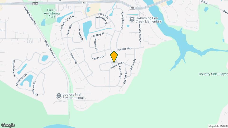 1792 Creekbank Dr Map and Location Details