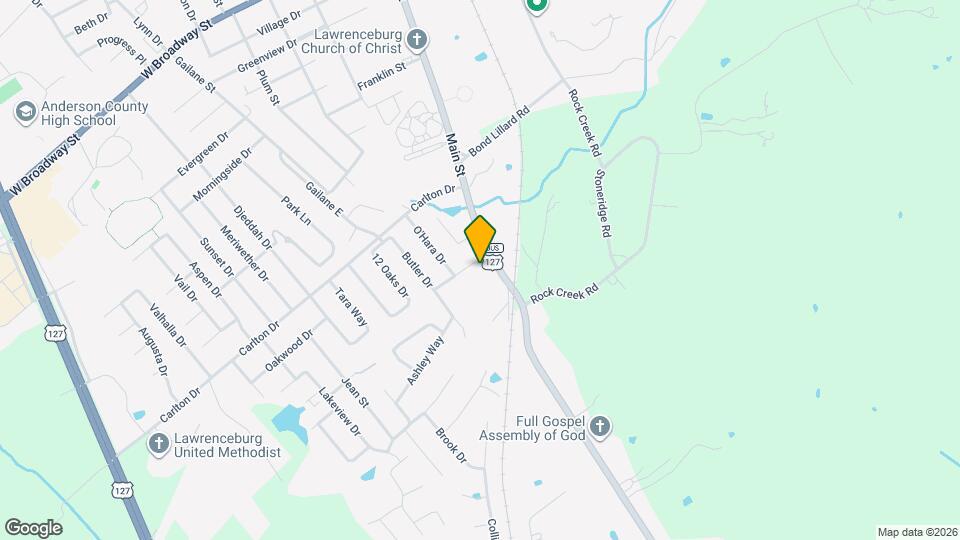 1050 Scarlett Ln Map and Location Details