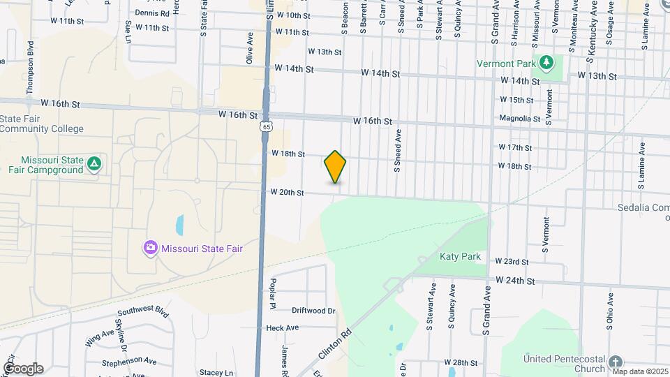 1844 S Beacon Ave Mapa y Detalles de la Ubicación
