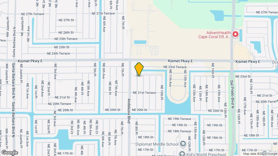 2217 NE 8th Pl Mapa y Detalles de la Ubicación