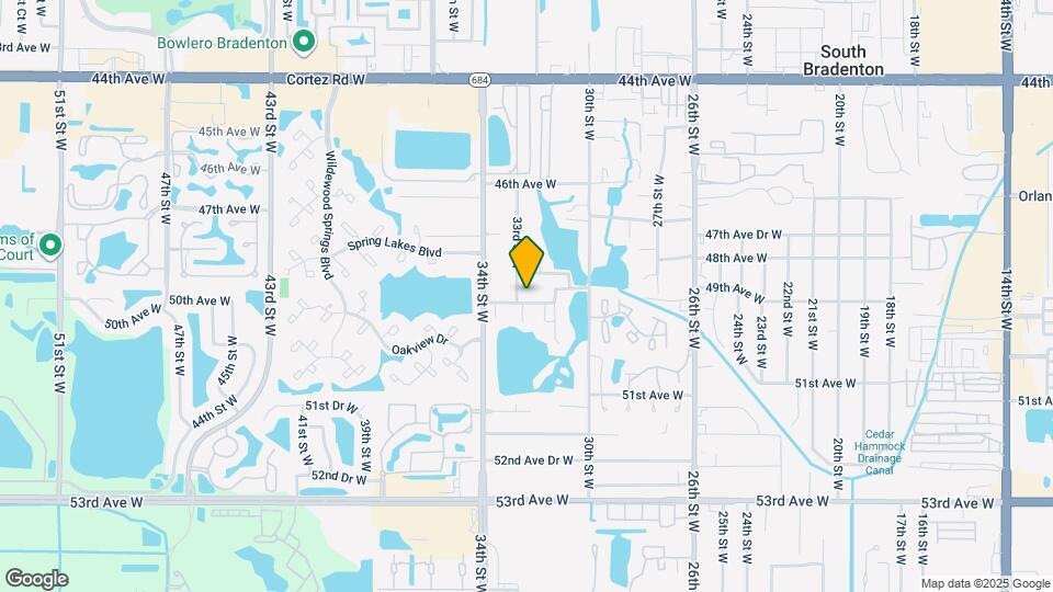3207 49th Ave Dr W Map and Location Details