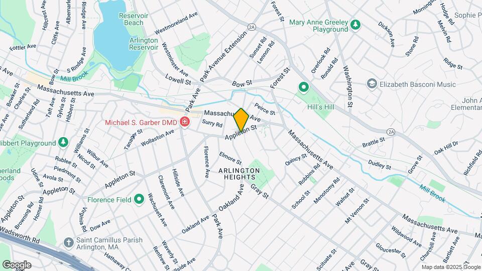 1 Harvard St, Unit 2 Map and Location Details