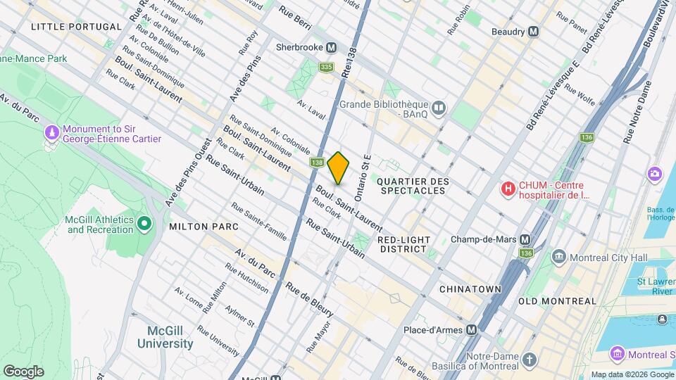 2118 Saint-Dominique Rue Map and Location Details