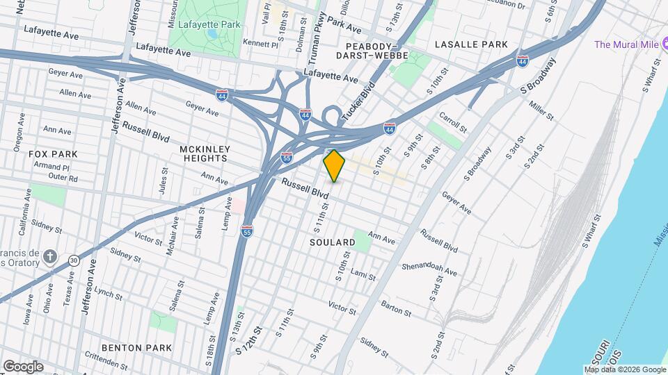 2014 S 11th St, Unit A Mapa y Detalles de la Ubicación