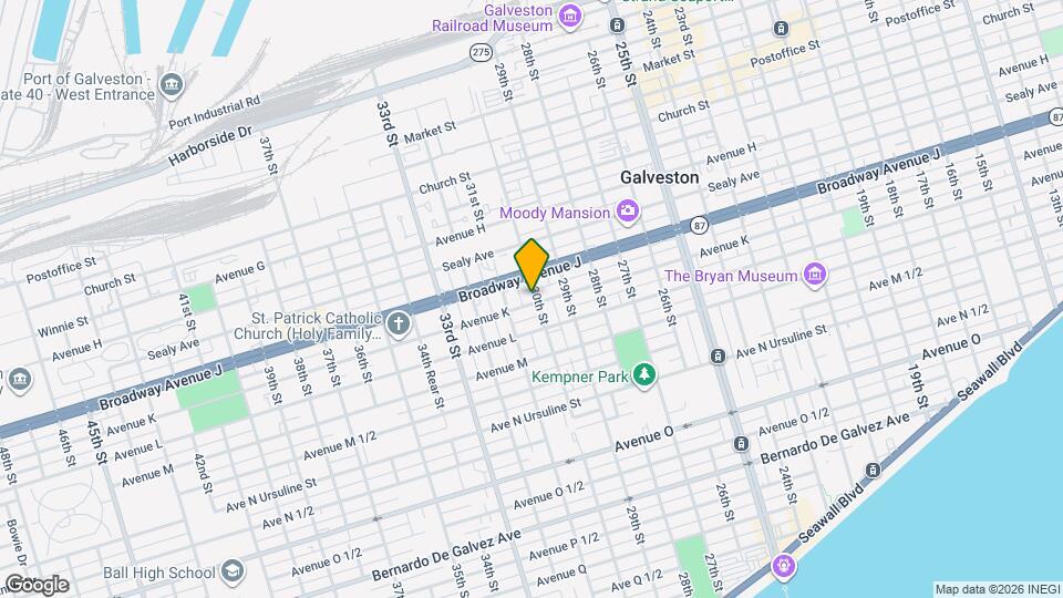 3002 Avenue K Mapa y Detalles de la Ubicación