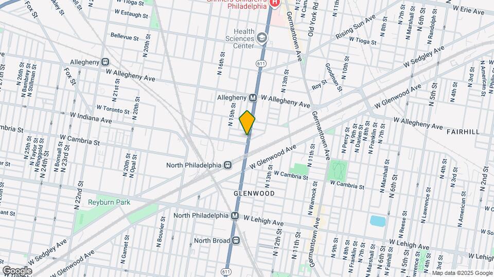 3010 N Broad St Map and Location Details