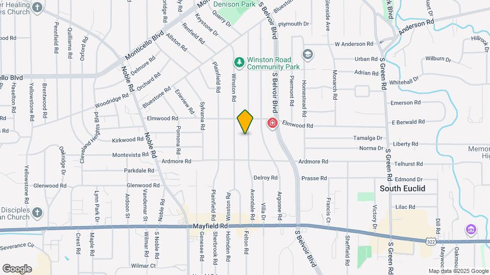 1240 Avondale Rd Map and Location Details