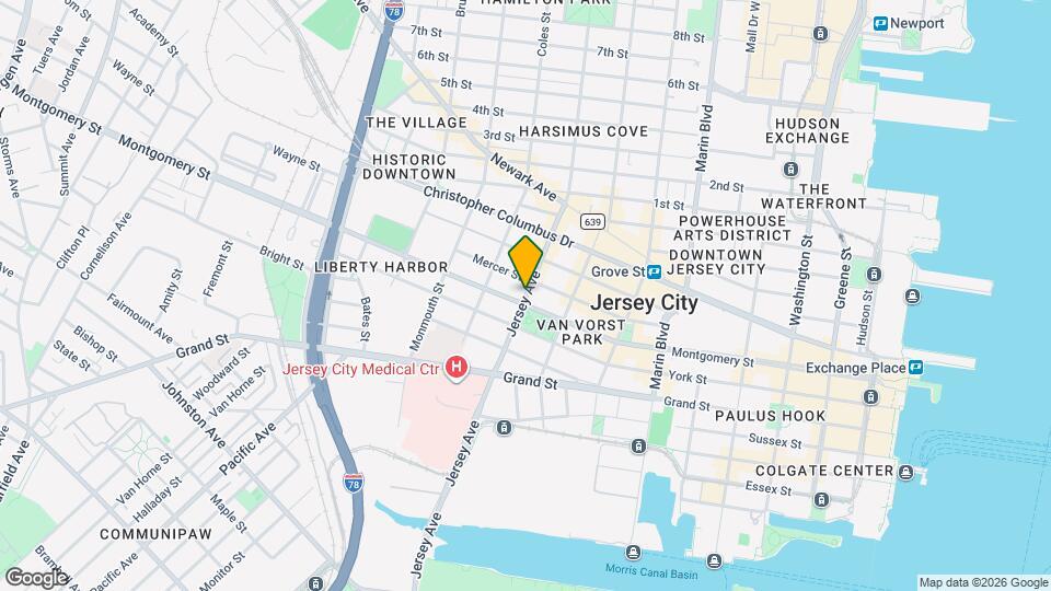 477 Jersey Ave Map and Location Details