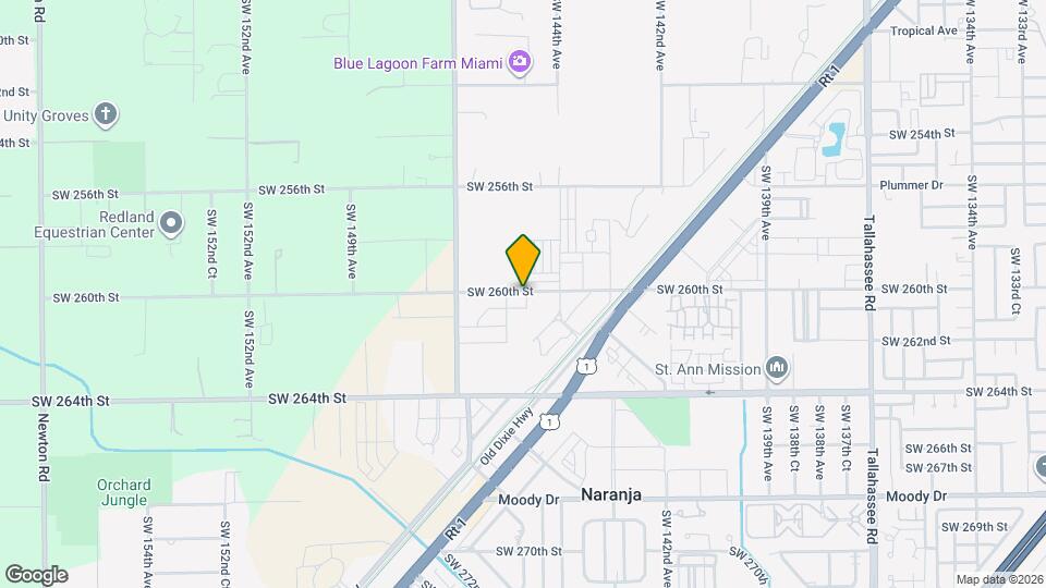 14502 SW 260th St Map and Location Details