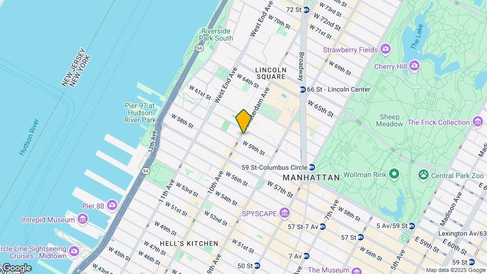 850 Amsterdam Ave Map and Location Details