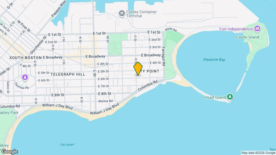 140 O St, Unit 2 Map and Location Details