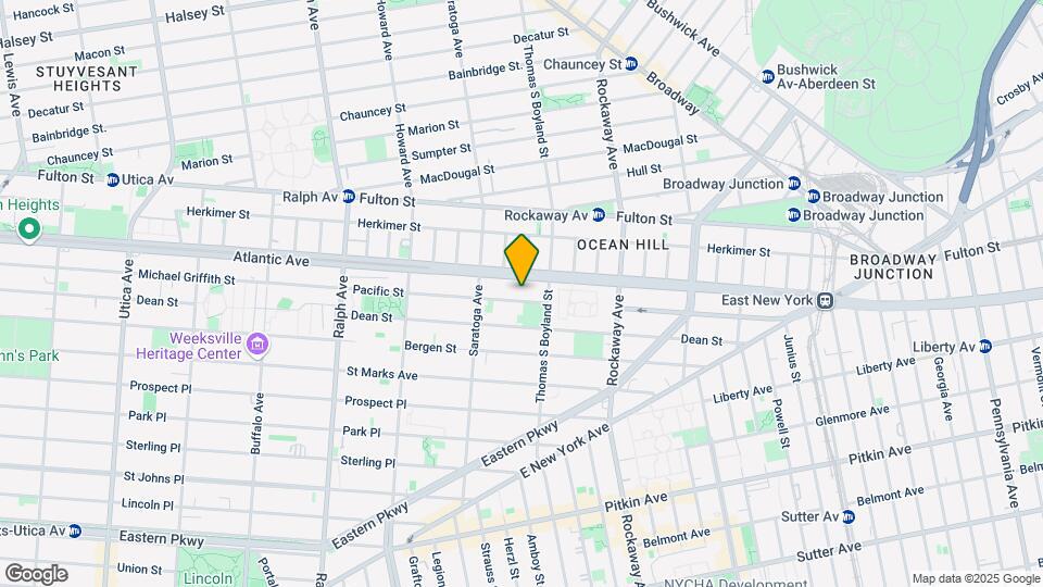 2165 Pacific St Map and Location Details